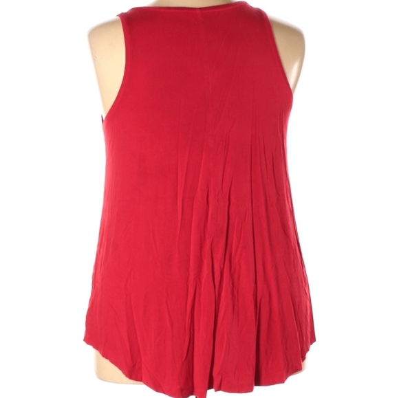 Merona Red Tunic Tank Top - Picture 2 of 6